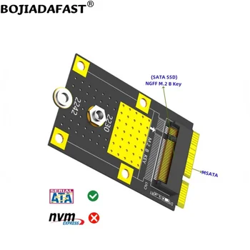 Разъем MSATA к M.2 NGFF Ключ-B Слот SATA SSD Адаптер Конвертер Карты для Твердотельного Диска 2230 2242 М2