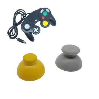 3D Аналоговый джойстик, левый и правый, ручка для большого пальца, силиконовая кнопка для Nintendo Gamecube, контроллер GC NGC, геймпад, ручки для больших пальцев
