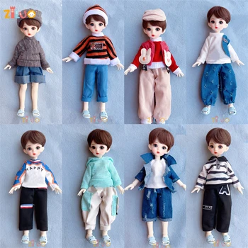 30 см Кукольная одежда Костюм для 1/6 Bjd куклы Мальчики одеваются Костюм Милые куклы Аксессуары Одежда Игрушки для мальчиков Подарки для девочек Детские игрушки